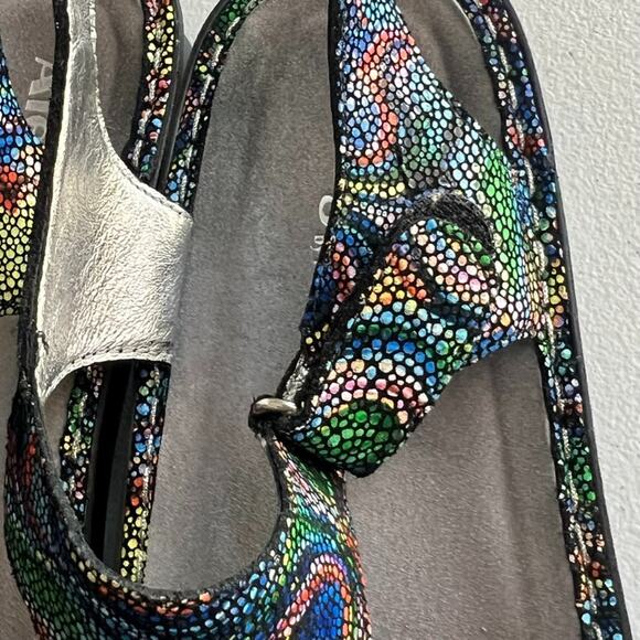 ALEGRIA Sandals Womens Size 11.5-12 42 Viki Rainbow Cyclone Sparkle Comfort - Picture 7 of 12